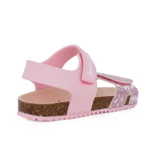 Garvalin 262465-B032 Παιδικό πέδιλο για κορίτσι σε οικολογικό δέρμα Ροζ/Λεοπάρ Γκλίτερ - Image 3