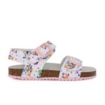 Garvalin 262871-B050 Παιδικό πέδιλο Bluey για κορίτσι σε οικολογικό δέρμα Λευκό