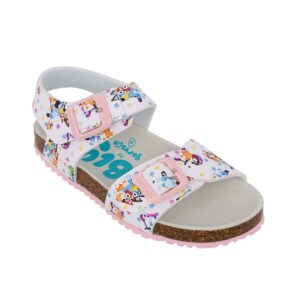 Garvalin 262871-B050 Παιδικό πέδιλο Bluey για κορίτσι σε οικολογικό δέρμα Λευκό - Image 2