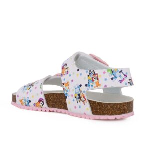 Garvalin 262871-B050 Παιδικό πέδιλο Bluey για κορίτσι σε οικολογικό δέρμα Λευκό - Image 3