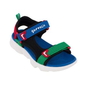 Garvalin 262770-A054 Εφηβικό πέδιλο για αγόρι υφασμάτινο Μαύρο/Μπλε - Image 2