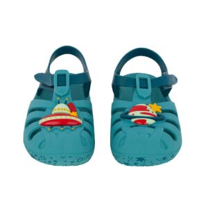 Ipanema 780-26425-35-1 Παιδικό πέδιλο θαλάσσης για αγόρι σε συνθετικό υλικό Πετρόλ/Πλανήτες