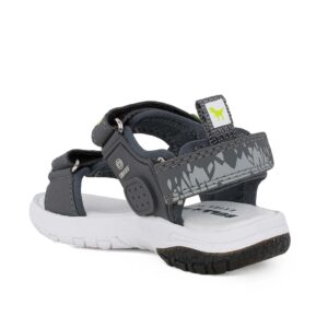 Bull Boys VELOCIRAPTOR DNCR5199-GR11 Παιδικό πέδιλο με ήχο on/off για αγόρι σε ύφασμα και συνθετικό δέρμα Γκρι - Image 3