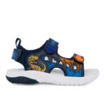 Bull Boys VELOCIRAPTOR DNCR5199-BL11 Παιδικό πέδιλο με ήχο On/Off για αγόρι σε ύφασμα και συνθετικό δέρμα Μπλε