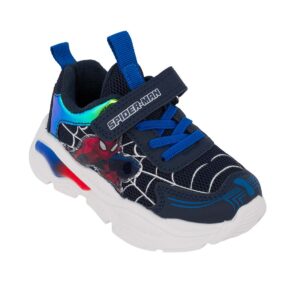 Modum SP014955 Παιδικό αθλητικό Spiderman με φωτάκια για αγόρι σε συνθετικό υλικό και ύφασμα Μπλε - Image 2