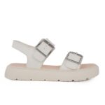Geox J SANDAL KODETTE H J45DBH 000BC C1000 B Εφηβικό πέδιλο για κορίτσι δερμάτινο Λευκό