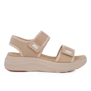 Xti 145401 Εφηβικό πέδιλο για κορίτσι σε συνθετικό υλικό και ύφασμα Μπεζ