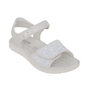 Primigi 1385133 Α Παιδικό πέδιλο για κορίτσι δερμάτινο Λευκό glitter - Image 2