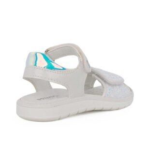 Primigi 1385133 Α Παιδικό πέδιλο για κορίτσι δερμάτινο Λευκό glitter - Image 3
