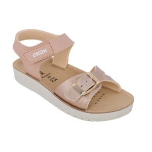 Geox J SANDAL COSTAREI J15EAB 0BCBN C8172 B Παιδικό πέδιλο για κορίτσι δερμάτινο Νude - Image 2