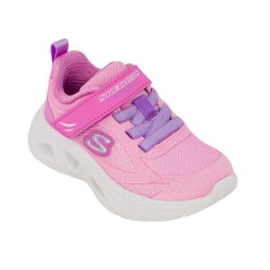 Skechers 303729N/PKLV Παιδικό αθλητικό με φωτάκια για κορίτσι σε συνθετικό υλικό και ύφασμα Ροζ - Image 2