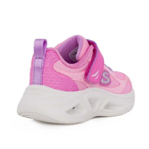Skechers 303729N/PKLV Παιδικό αθλητικό με φωτάκια για κορίτσι σε συνθετικό υλικό και ύφασμα Ροζ - Image 3