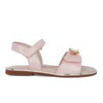 Adam's 1-916-26020-38 Παιδικό πέδιλο για κορίτσι σε οικολογικό δέρμα Ροζ nude