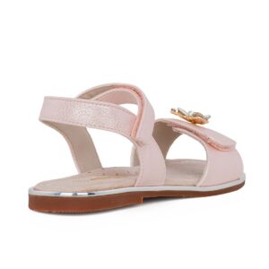 Adam's 1-916-26020-38 Παιδικό πέδιλο για κορίτσι σε οικολογικό δέρμα Ροζ nude - Image 3