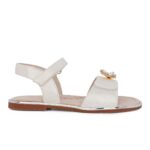 Adam's 1-916-26020-39 Παιδικό πέδιλο για κορίτσι σε οικολογικό δέρμα Light Gold