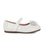 Adam’s 1-916-26003-39 Παιδική μπαλαρίνα για κορίτσι σε οικολογικό δέρμα Λευκό