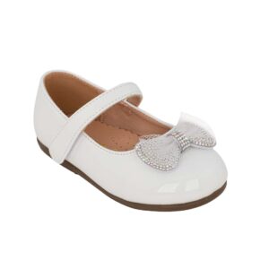 Adam’s 1-916-26003-39 Παιδική μπαλαρίνα για κορίτσι σε οικολογικό δέρμα Λευκό - Image 2
