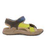 Primigi 1398600 A Παιδικό πέδιλο για αγόρι σε δέρμα και ύφασμα Μπεζ/Multi Color