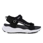 B&W BWSH360015 Εφηβικό πέδιλο για κορίτσι σε συνθετικό ύφασμα Μαύρο