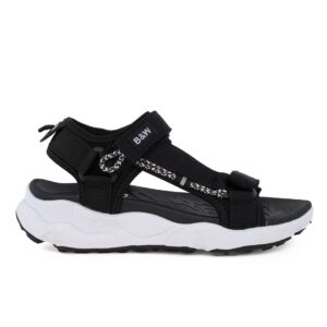 B&W BWSH360015 Εφηβικό πέδιλο για κορίτσι σε συνθετικό ύφασμα Μαύρο