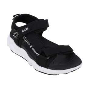 B&W BWSH360015 Εφηβικό πέδιλο για κορίτσι σε συνθετικό ύφασμα Μαύρο - Image 2