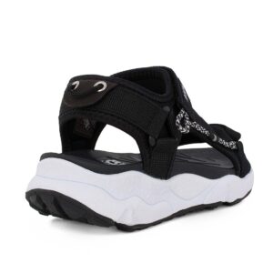 B&W BWSH360015 Εφηβικό πέδιλο για κορίτσι σε συνθετικό ύφασμα Μαύρο - Image 4