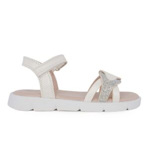 Lelli Kelly LKCA5544-BIAG ESTER Παιδικό πέδιλο για κορίτσι σε οικολογικό δέρμα Λευκό